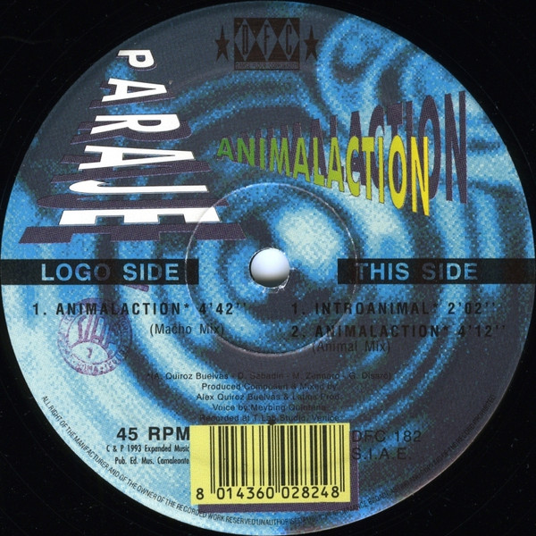 Paraje - Animalaction | DFC (DFC 182) - 2