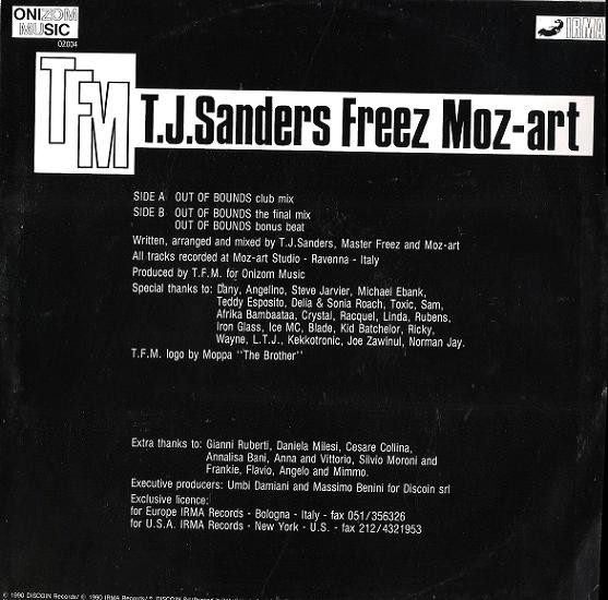 TFM - Out Of Bounds | Onizom Music (OZ 004) - 2 TFM - Out Of Bounds | Onizom Music (OZ 004) - 2