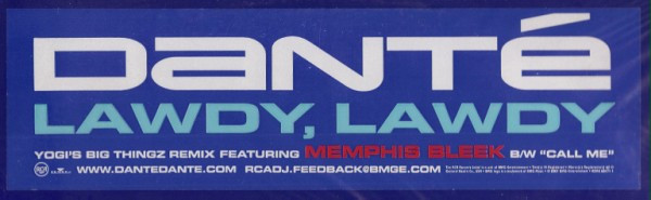 Danté - Lawdy, Lawdy | RCA (RDAB-60471-1)