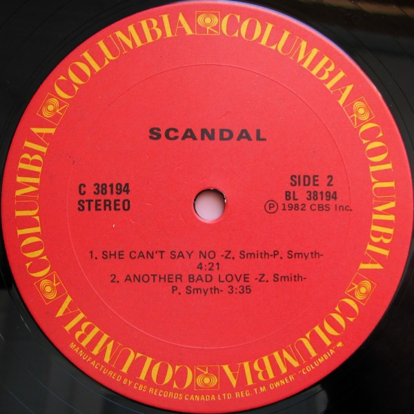 Scandal - Scandal | Columbia (C 38194) - 4