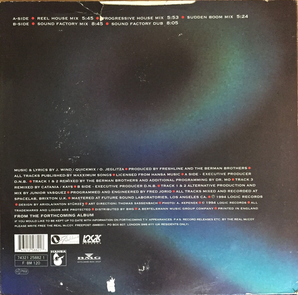 Real McCoy - Run Away | Logic Records (74321 25882 1) - 2