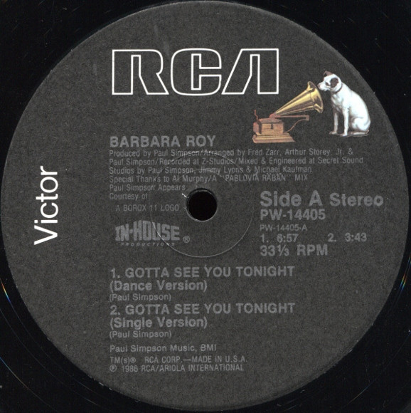 Barbara Roy - Gotta See You Tonight | RCA Victor (PW 14405)