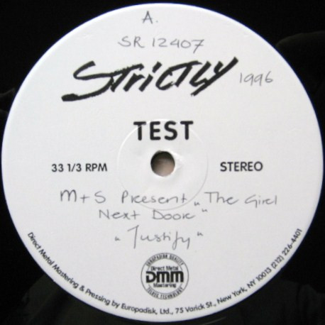 M + S Present The Girl Next Door - Justify | Strictly Rhythm (SR 12407) - main M + S Present The Girl Next Door - Justify | Strictly Rhythm (SR 12407) - main