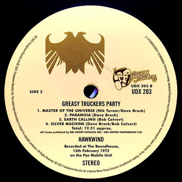 Hawkwind - Greasy Truckers Party LP | Parlophone (0190295089214) - 5 Hawkwind - Greasy Truckers Party LP | Parlophone (0190295089214) - 5