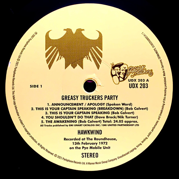 Hawkwind - Greasy Truckers Party LP | Parlophone (0190295089214) - 4 Hawkwind - Greasy Truckers Party LP | Parlophone (0190295089214) - 4