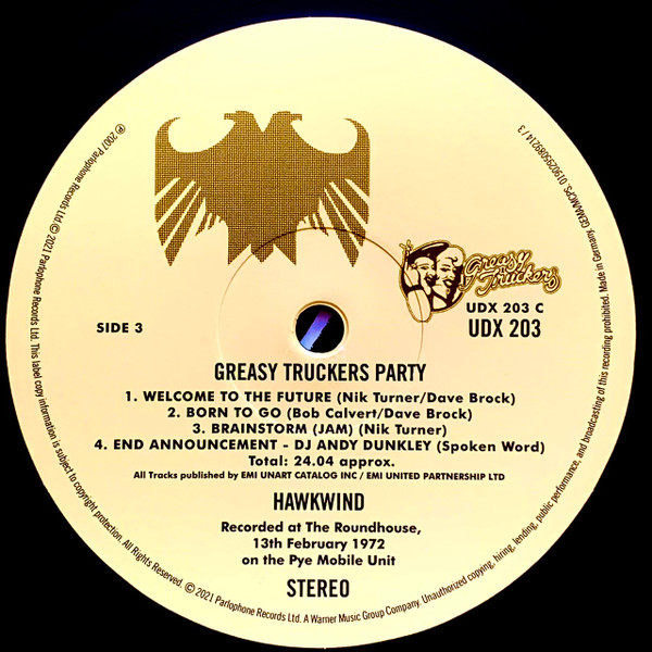 Hawkwind - Greasy Truckers Party LP | Parlophone (0190295089214) - 6 Hawkwind - Greasy Truckers Party LP | Parlophone (0190295089214) - 6