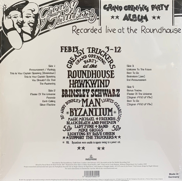 Hawkwind - Greasy Truckers Party LP | Parlophone (0190295089214) - 3 Hawkwind - Greasy Truckers Party LP | Parlophone (0190295089214) - 3
