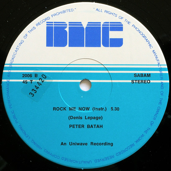 Peter Batah - Rock Me Now | BMC (BMC 2006) - 2