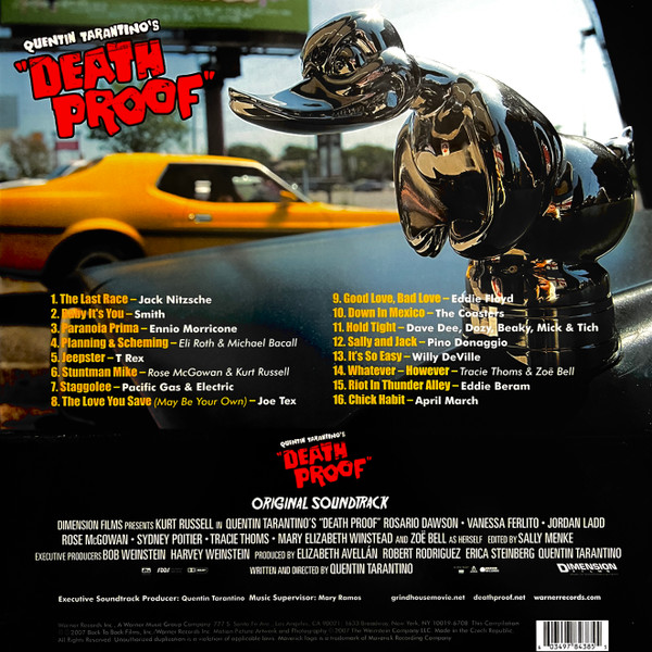 Various - Quentin Tarantino's "Death Proof" (Original Soundtrack) (Limited Edition - Red, Black & Clear [Tri-Colored] Vinyl) [Vinyl] | Warner Records (RCV1 106172) - 2