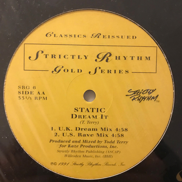Tech Nine / Static - Slam Jam / Dream It | Strictly Rhythm (SRG 6) - main Tech Nine / Static - Slam Jam / Dream It | Strictly Rhythm (SRG 6) - main