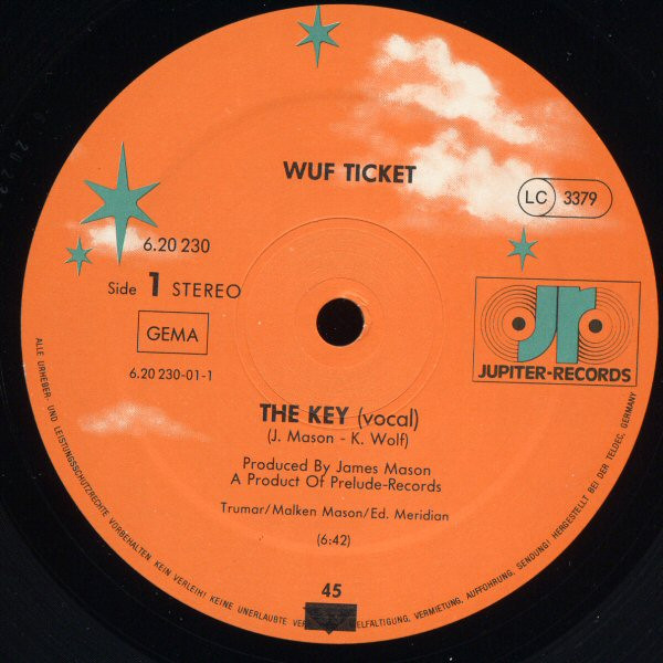 Wuf Ticket - The Key | Jupiter Records (6.20230) - 2 Wuf Ticket - The Key | Jupiter Records (6.20230) - 2