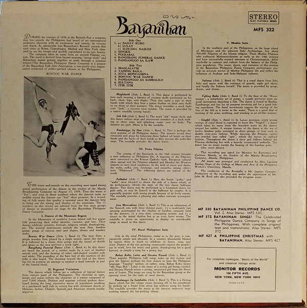 Bayanihan Philippine Dance Company Vol 1