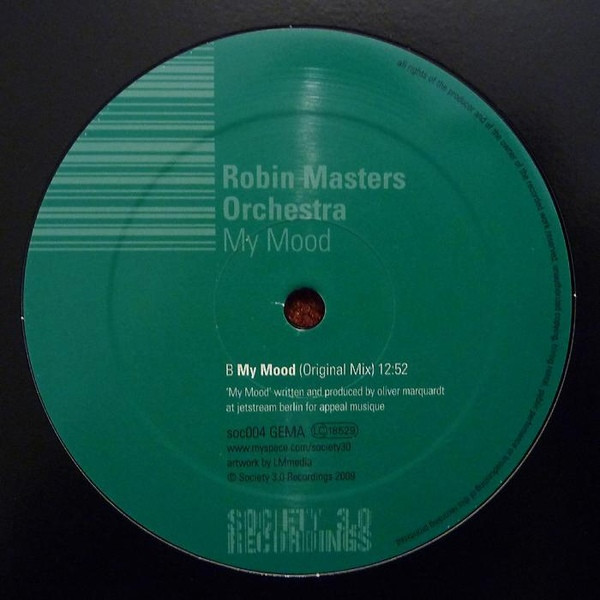 Robin Masters Orchestra Feat. Panay Brookes - Longing | Society 3.0 Recordings (soc004) - 2 Robin Masters Orchestra Feat. Panay Brookes - Longing | Society 3.0 Recordings (soc004) - 2
