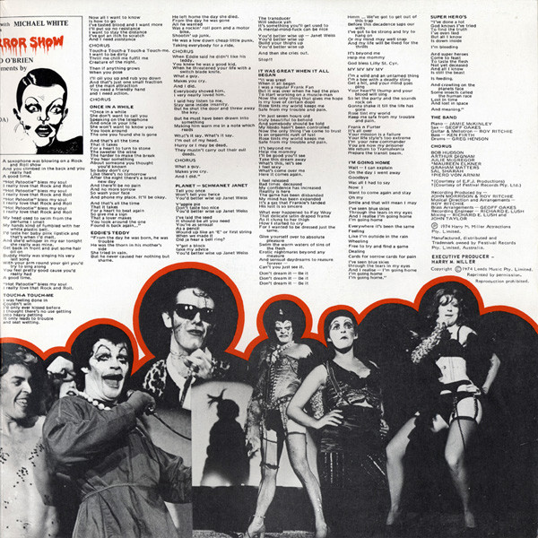 "The Rocky Horror Show" Original Australian Cast - The Rocky Horror Show: Original Australian Cast Album | Festival Records (L 35231) - 6 "The Rocky Horror Show" Original Australian Cast - The Rocky Horror Show: Original Australian Cast Album | Festival Records (L 35231) - 6