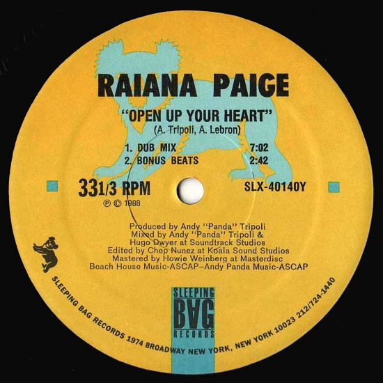 Raiana Paige - Open Up Your Heart | Sleeping Bag Records (SLX-40140) - 4 Raiana Paige - Open Up Your Heart | Sleeping Bag Records (SLX-40140) - 4
