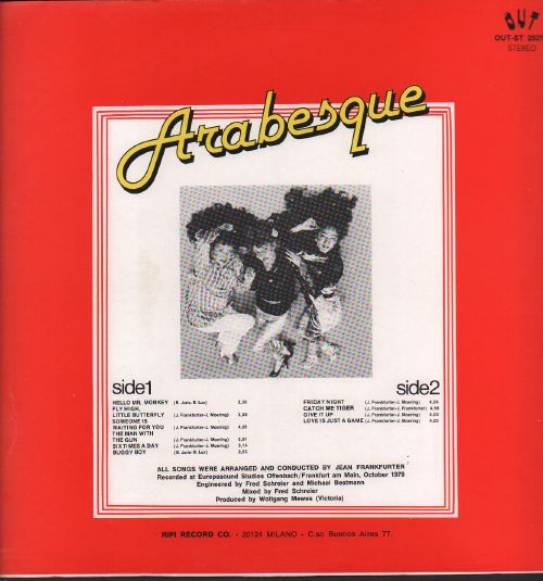 Arabesque - Arabesque | OUT (OUT-ST 25011) - 2