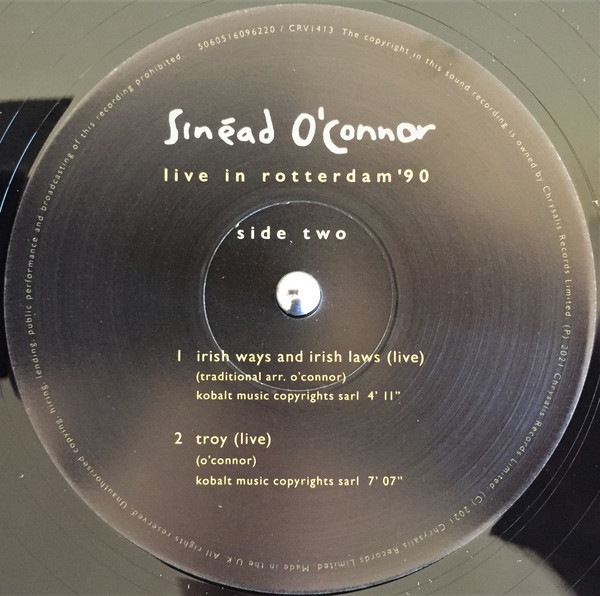 Sinéad O'Connor - Live In Rotterdam'90 | Chrysalis (CRV1413) - 4 Sinéad O'Connor - Live In Rotterdam'90 | Chrysalis (CRV1413) - 4