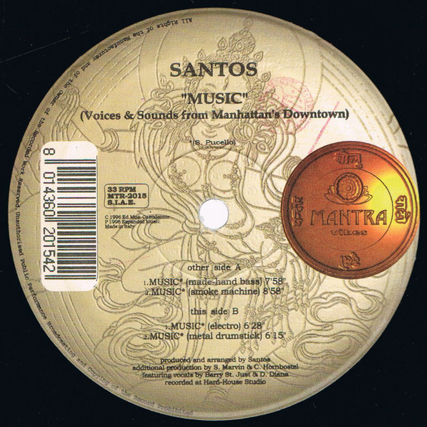 Santos - Music (Voices & Sounds From Manhattan's Downtown) | Mantra Vibes (MTR 2015) - 2