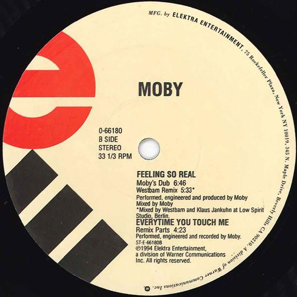 Moby - Feeling So Real (Remixes) | Elektra (0-66180) - 4