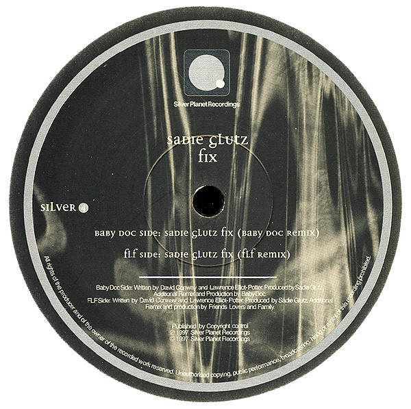 Sadie Glutz - Fix | Silver Planet Recordings (SILVER 4) - main