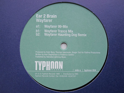 Ear 2 Brain - Wayfarer | Typhoon Records (typhoon 004) - main