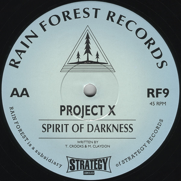 Project X - Highlander / Spirit Of Darkness | Rain Forest Records (RF9) - 2