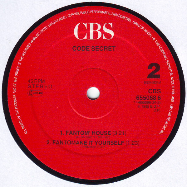 Code Secret - Fantom' House | CBS (CBS 655068 6) - 4