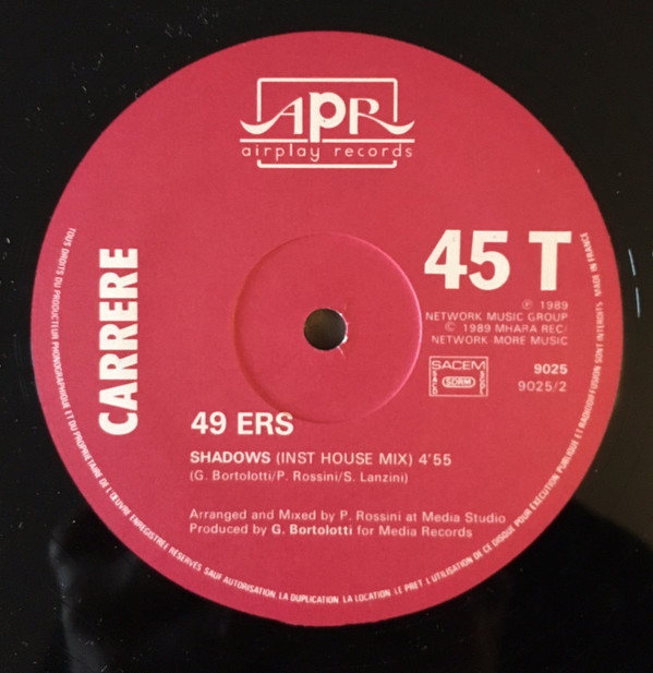 49ers - Shadows | Airplay Records (9025) - 4