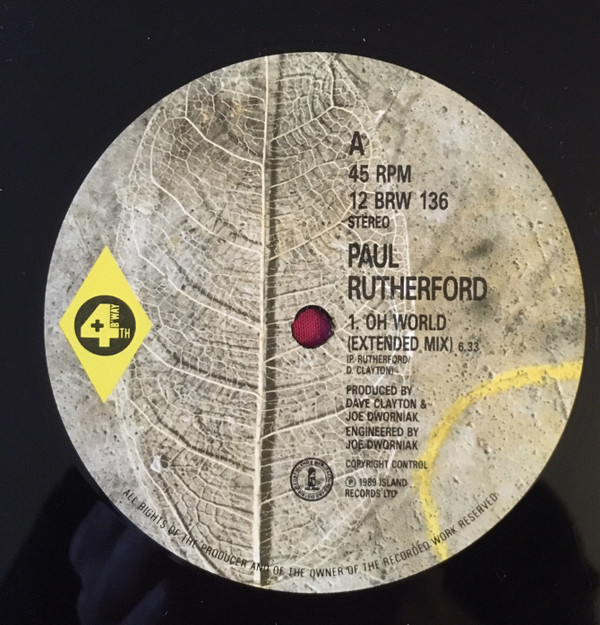 Paul Rutherford - Oh World | 4th & Broadway (12 BRW 136) - 4 Paul Rutherford - Oh World | 4th & Broadway (12 BRW 136) - 4