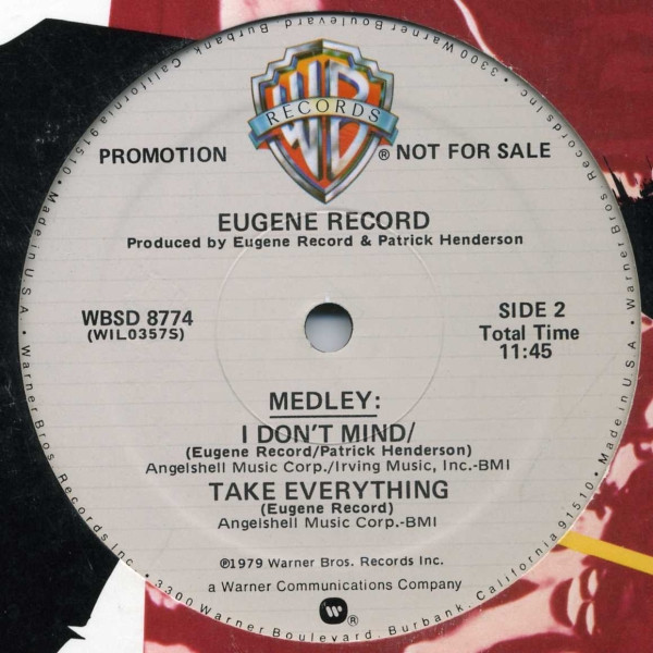 Eugene Record - Magnetism | Warner Bros. Records (WBSD 8774) - 2