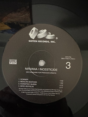 Nirvana - Incesticide | DGC (B0017746-01) - 5 Nirvana - Incesticide | DGC (B0017746-01) - 5
