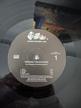 Nirvana - Incesticide | DGC (B0017746-01) - 3 Nirvana - Incesticide | DGC (B0017746-01) - 3