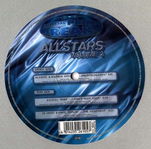 Various - Allstars (Volume 2) | Universal Prime Breaks (DMDUPB020 PIC) - 2