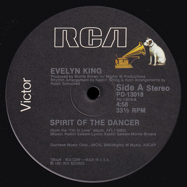 Evelyn King - Spirit Of The Dancer | RCA Victor (PD-13018) - main