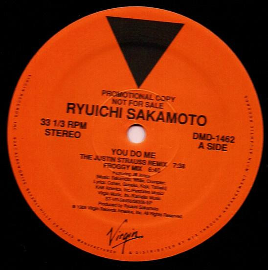 Ryuichi Sakamoto - You Do Me | Virgin (0-96495)