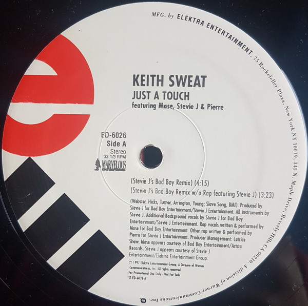 Keith Sweat - Just A Touch | Elektra (ED 6026) - 2 Keith Sweat - Just A Touch | Elektra (ED 6026) - 2