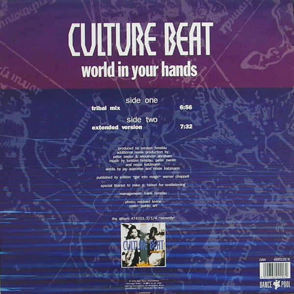 Culture Beat - World In Your Hands | Dance Pool (DAN 660220 6) - 4