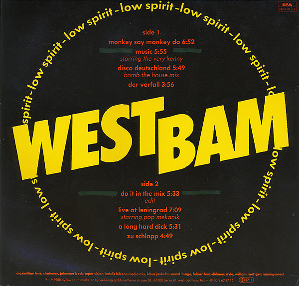 WestBam - WestBam | Low Spirit Recordings (04261-08) - 2 WestBam - WestBam | Low Spirit Recordings (04261-08) - 2