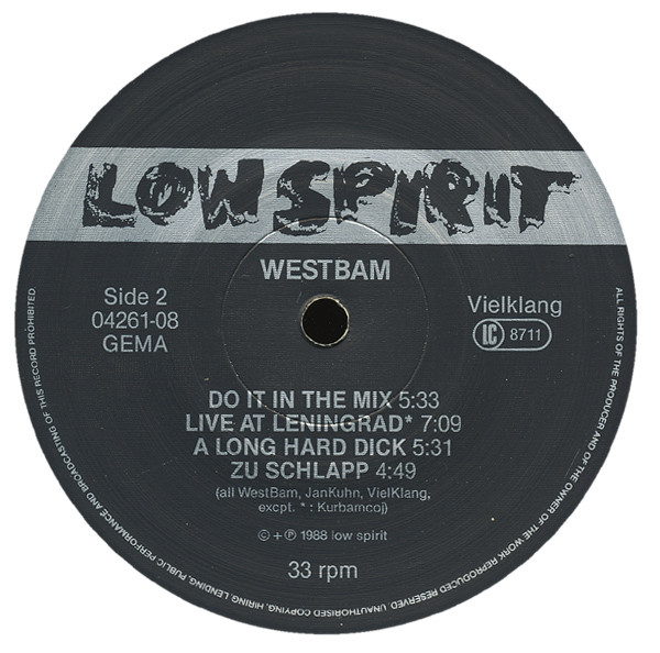 WestBam - WestBam | Low Spirit Recordings (04261-08) - 4 WestBam - WestBam | Low Spirit Recordings (04261-08) - 4