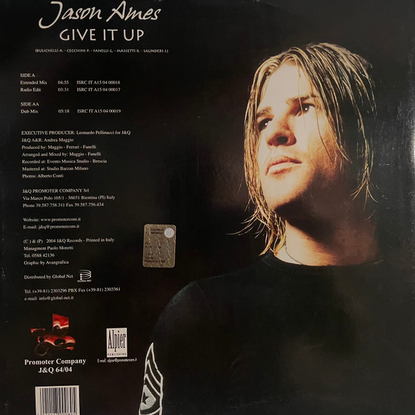 Jason Ames - Give It Up | J & Q Records (J&Q 64/04) - 2