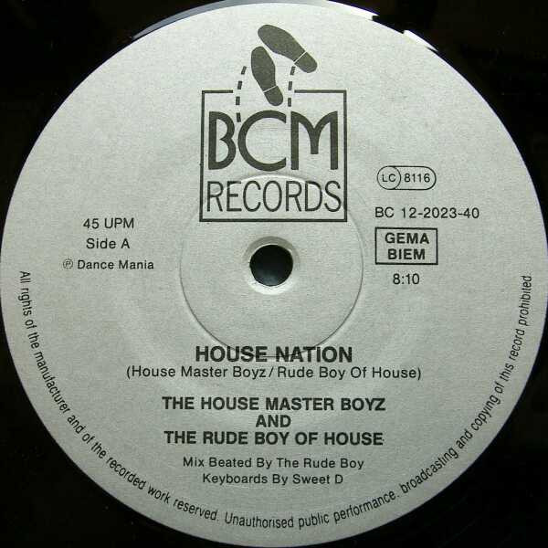 The House Master Boyz & The Rude Boy Of House - House Nation | BCM Records (B.C. 12-2023-40) - 3 The House Master Boyz & The Rude Boy Of House - House Nation | BCM Records (B.C. 12-2023-40) - 3