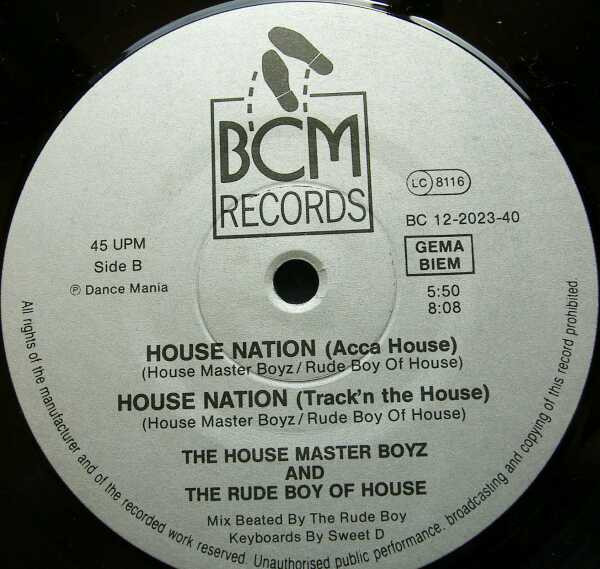 The House Master Boyz & The Rude Boy Of House - House Nation | BCM Records (B.C. 12-2023-40) - 4 The House Master Boyz & The Rude Boy Of House - House Nation | BCM Records (B.C. 12-2023-40) - 4