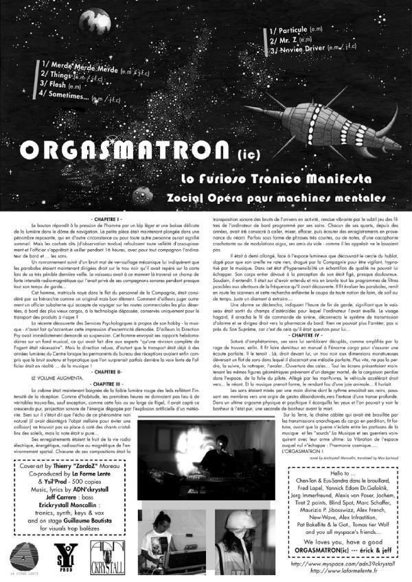 Orgasmatron(ic)