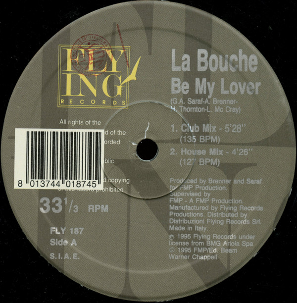 La Bouche - Be My Lover | Flying Records (FLY 187) - 3 La Bouche - Be My Lover | Flying Records (FLY 187) - 3