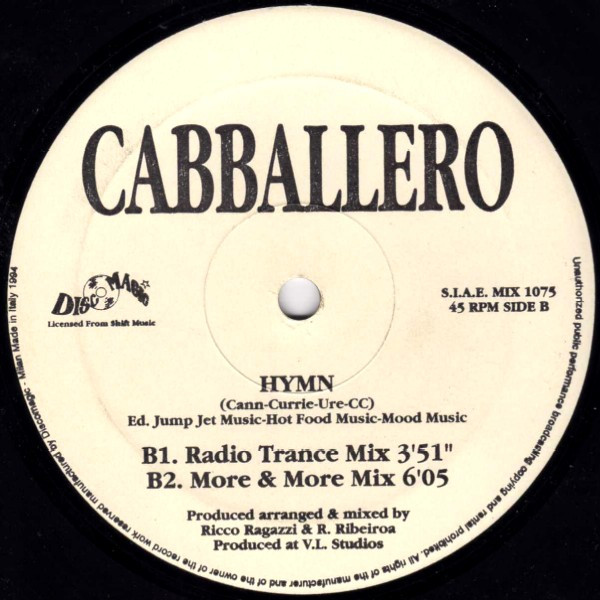 Cabballero - Hymn | Discomagic Records (MIX 1075) - 4 Cabballero - Hymn | Discomagic Records (MIX 1075) - 4