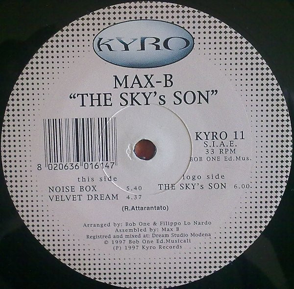 Max-B - The Sky's Son | Kyro Records (KYRO 11) - 3 Max-B - The Sky's Son | Kyro Records (KYRO 11) - 3