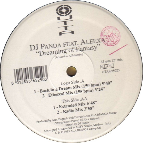 D.J. Panda Feat. Aleexa - Dreaming Of Fantasy | Outta Records (OTA 695025) - 3 D.J. Panda Feat. Aleexa - Dreaming Of Fantasy | Outta Records (OTA 695025) - 3