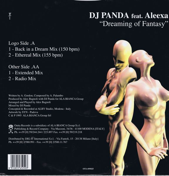 D.J. Panda Feat. Aleexa - Dreaming Of Fantasy | Outta Records (OTA 695025) - 2 D.J. Panda Feat. Aleexa - Dreaming Of Fantasy | Outta Records (OTA 695025) - 2