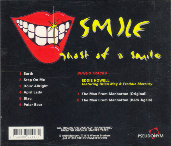 Smile - Ghost Of A Smile CD | Pseudonym (CDP 1049 DD) - 2 Smile - Ghost Of A Smile CD | Pseudonym (CDP 1049 DD) - 2