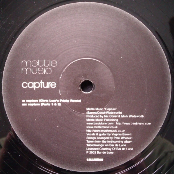 Mettle Music - Capture | Bar De Lune (12LUNE09) - 2
